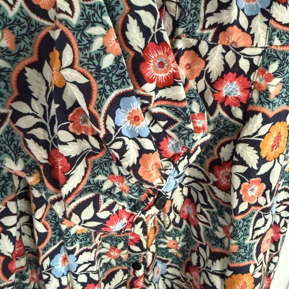 Universal Thread Floral Long Sleeve Dress - Multicolor - Picture 4 of 7